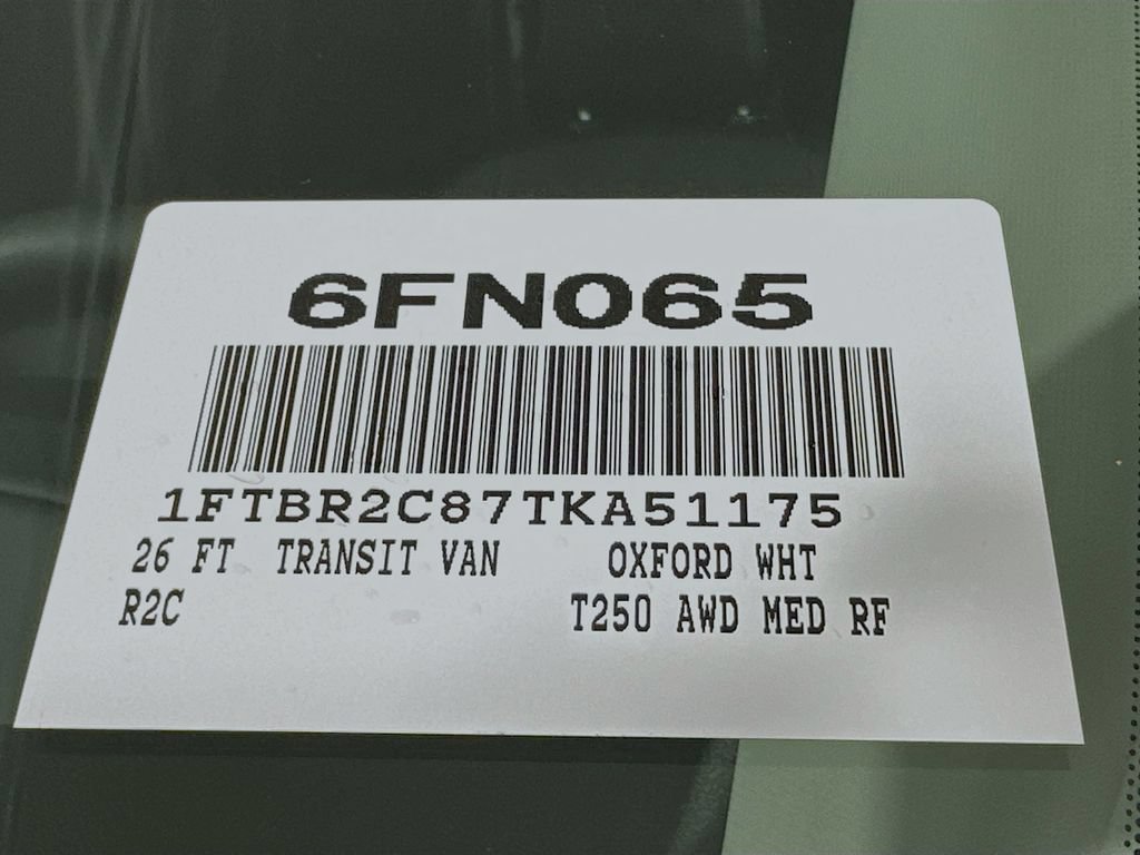 New 2026 Ford Transit 250 148 Medium Roof Extended AWD w/ Load Area Protection Package image 19