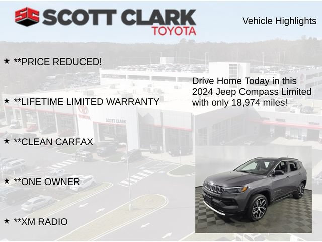 Used 2024 Jeep Compass Limited w/ Elite Group AWD/4WD image 12