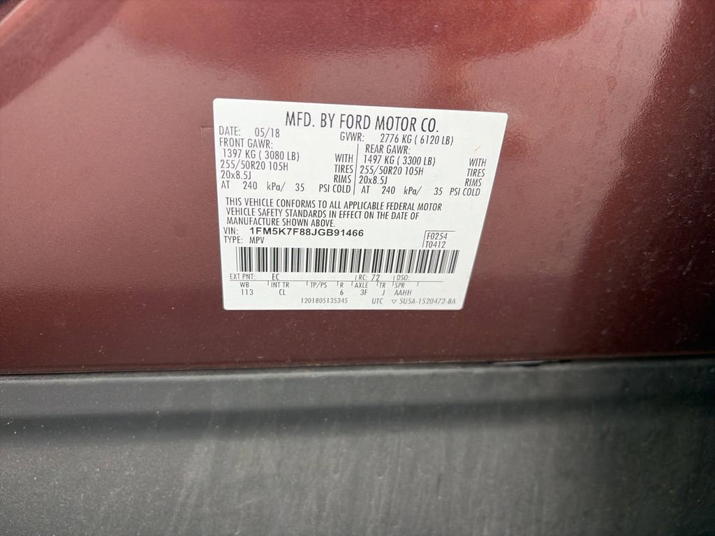 Used 2018 Ford Explorer Limited FWD image 38