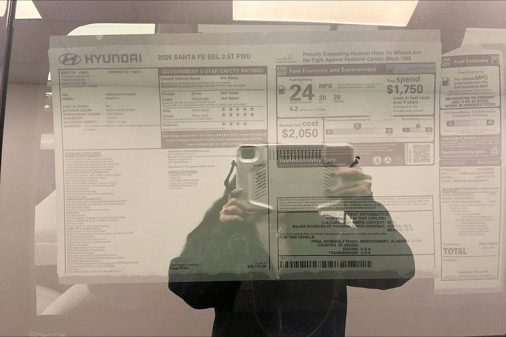 New 2026 Hyundai Sonata Blue image 13