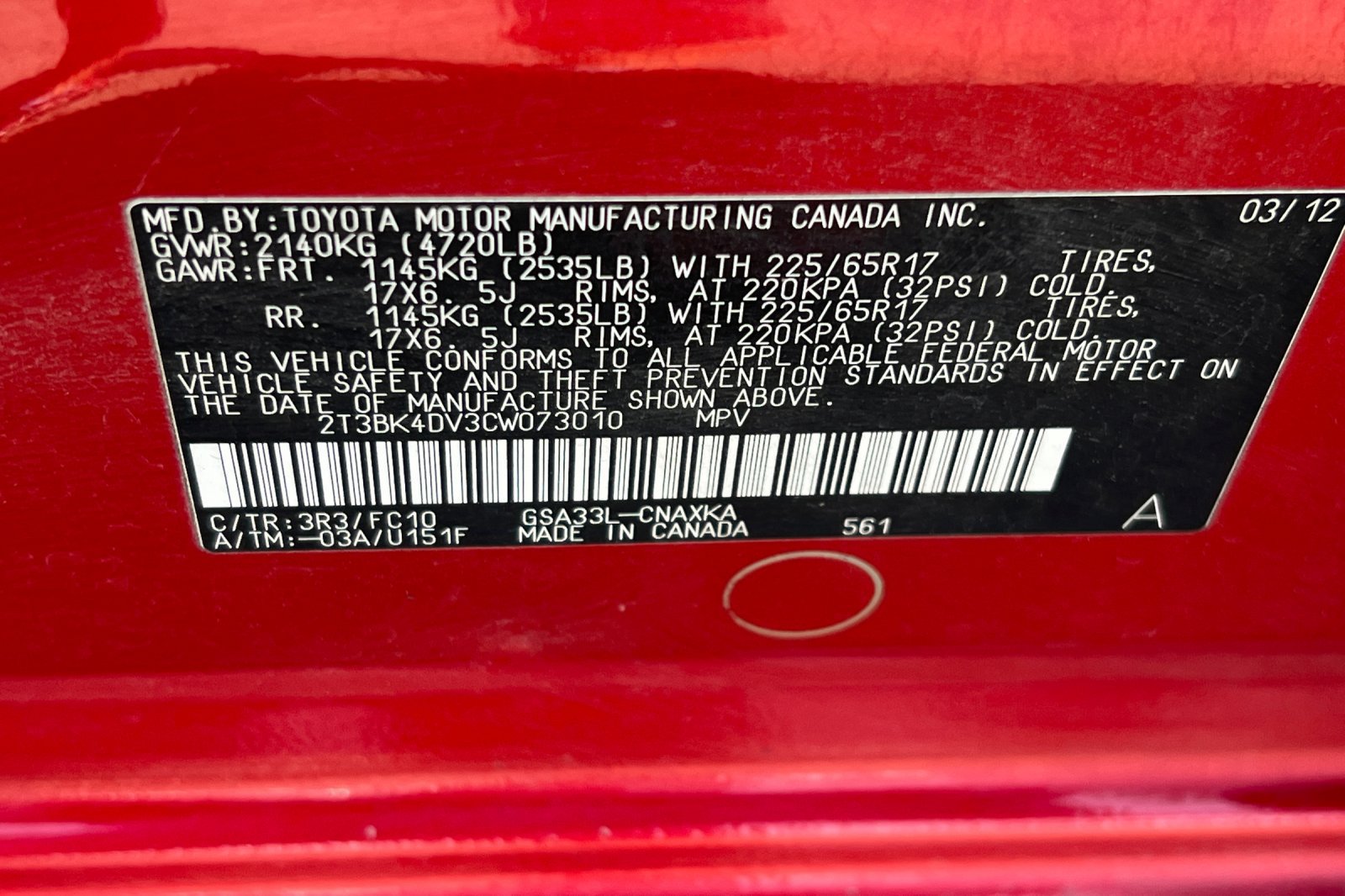 Used 2012 Toyota RAV4 4WD V6 w/ Tow Prep Pkg image 28