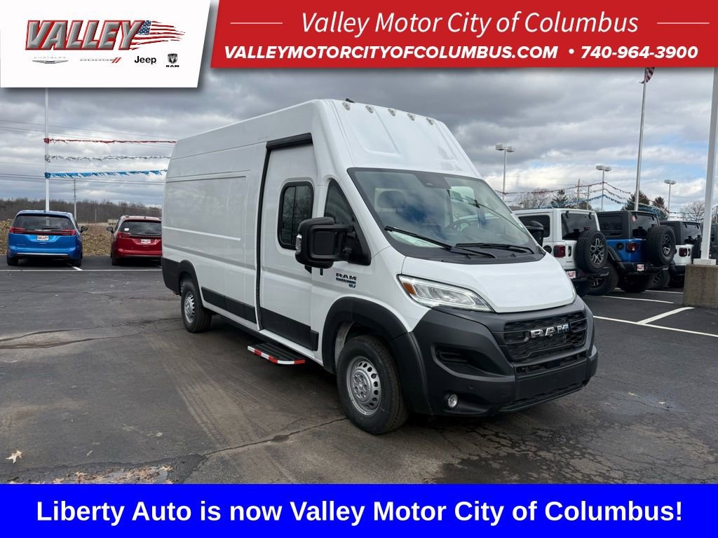 New 2024 RAM ProMaster 3500 w/ Delivery Van Package