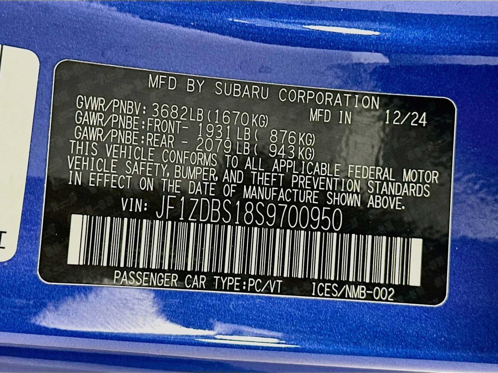 Certified 2025 Subaru BRZ tS RWD image 28