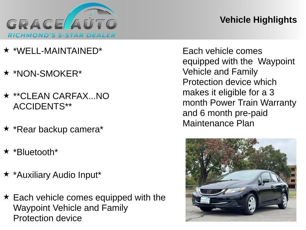 Used 2013 Honda Civic LX image 2