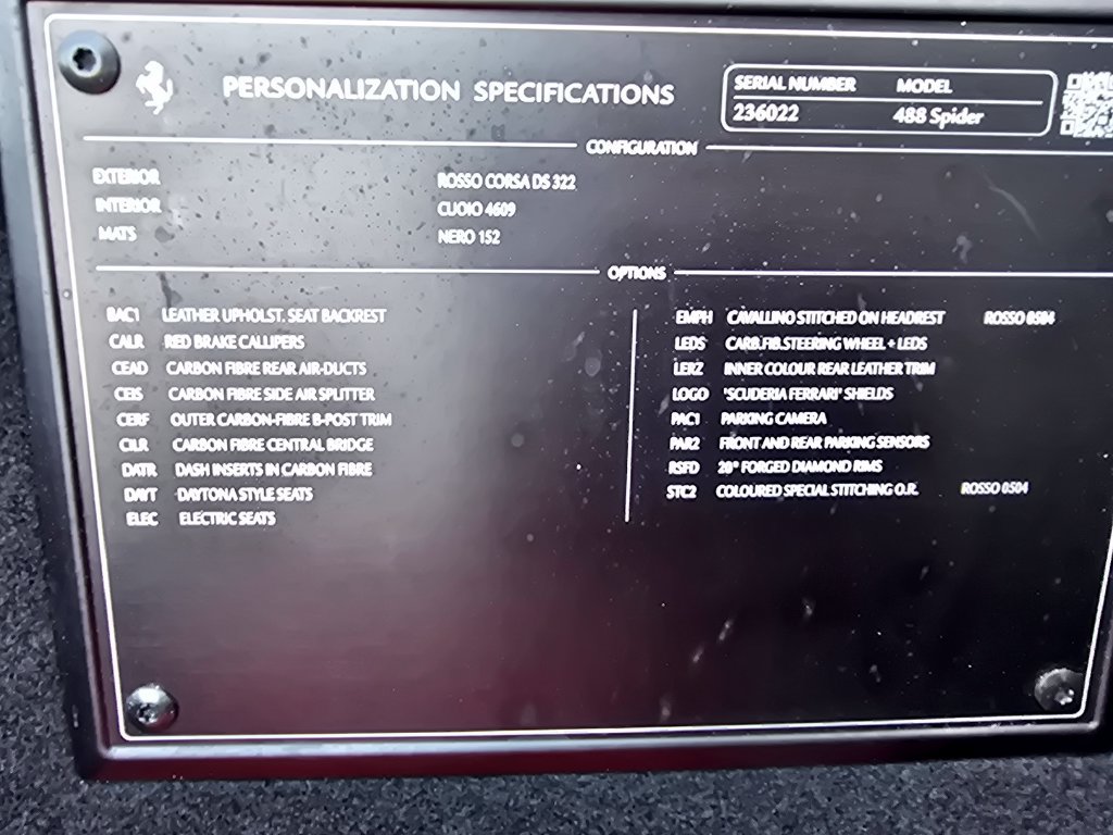 Used 2018 Ferrari 488 Spider RWD image 42