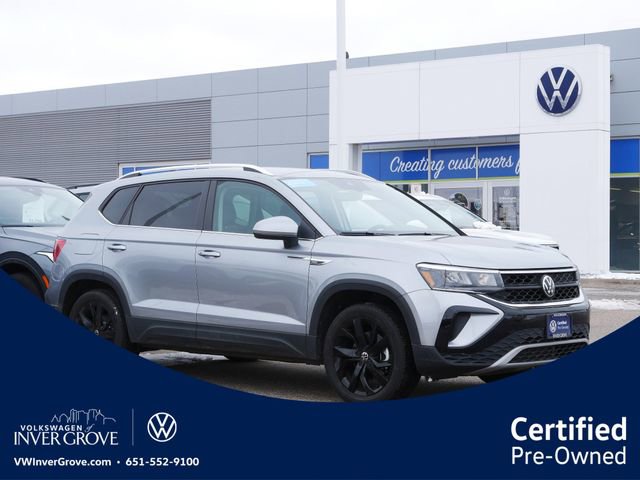 Certified 2023 Volkswagen Taos SE w/ Black Wheel Package