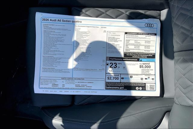 New 2026 Audi A6 Prestige AWD/4WD image 13