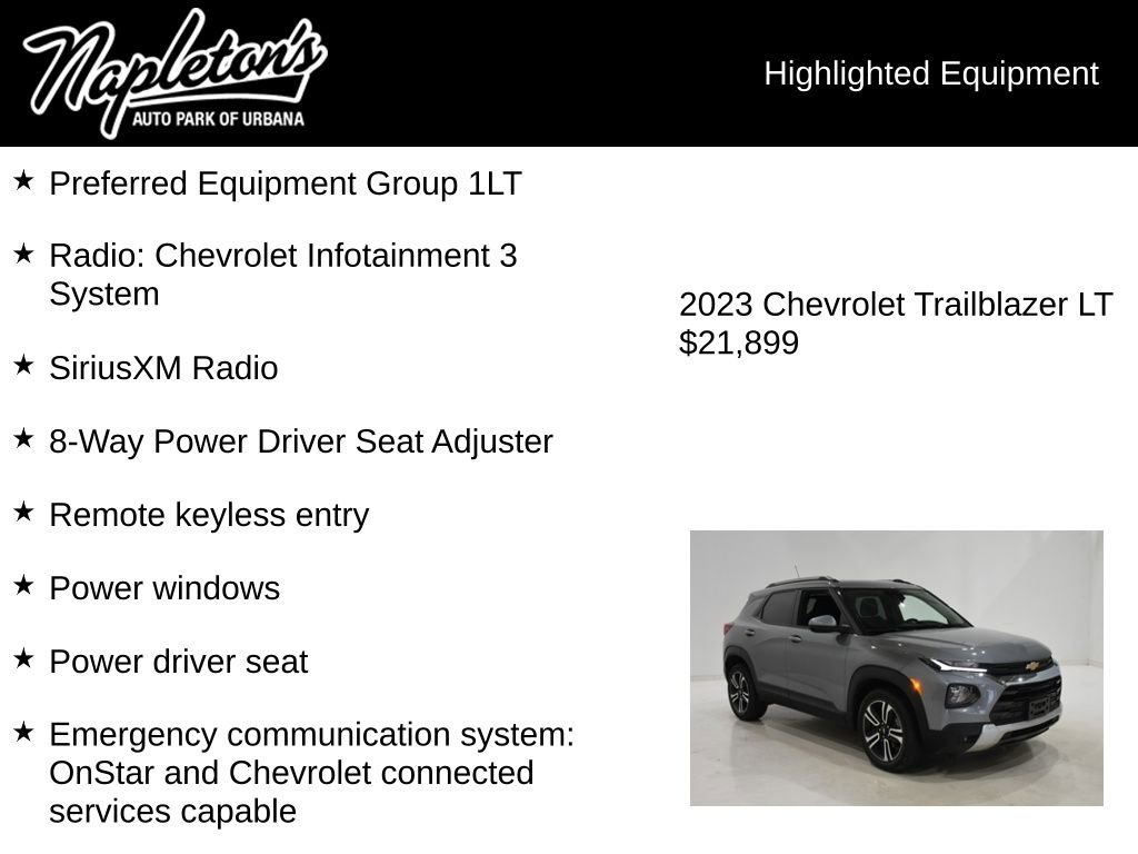Used 2023 Chevrolet TrailBlazer LT FWD image 15