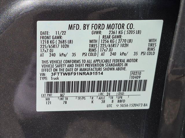 Certified 2022 Ford Maverick XLT w/ Equipment Group 300A Standard AWD/4WD image 21