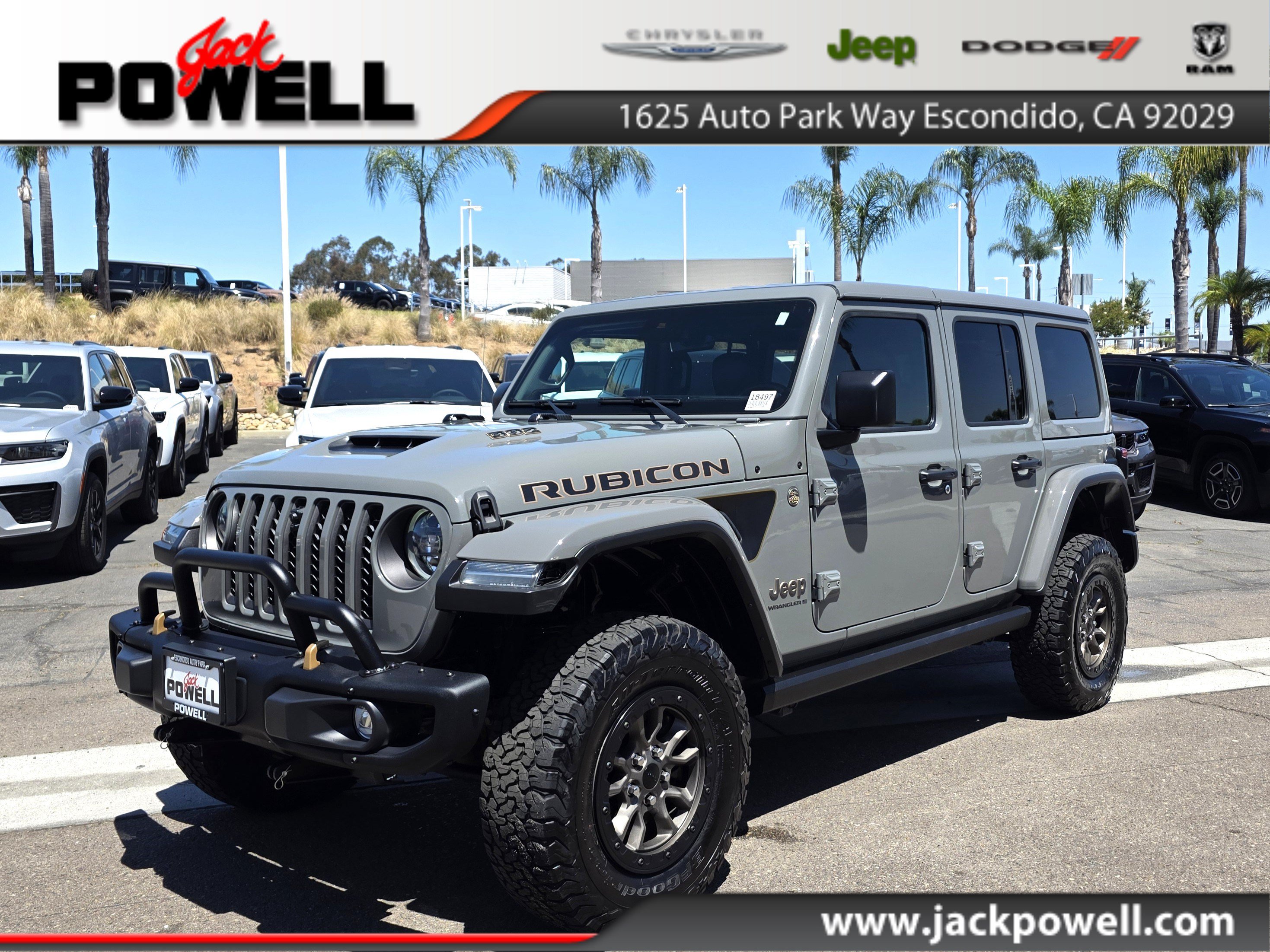 Certified 2023 Jeep Wrangler Unlimited Rubicon 392 w/ Trailer Tow Package AWD/4WD image 1