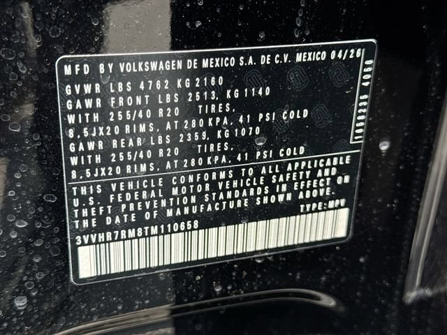 New 2026 Volkswagen Tiguan SE R-Line FWD image 34