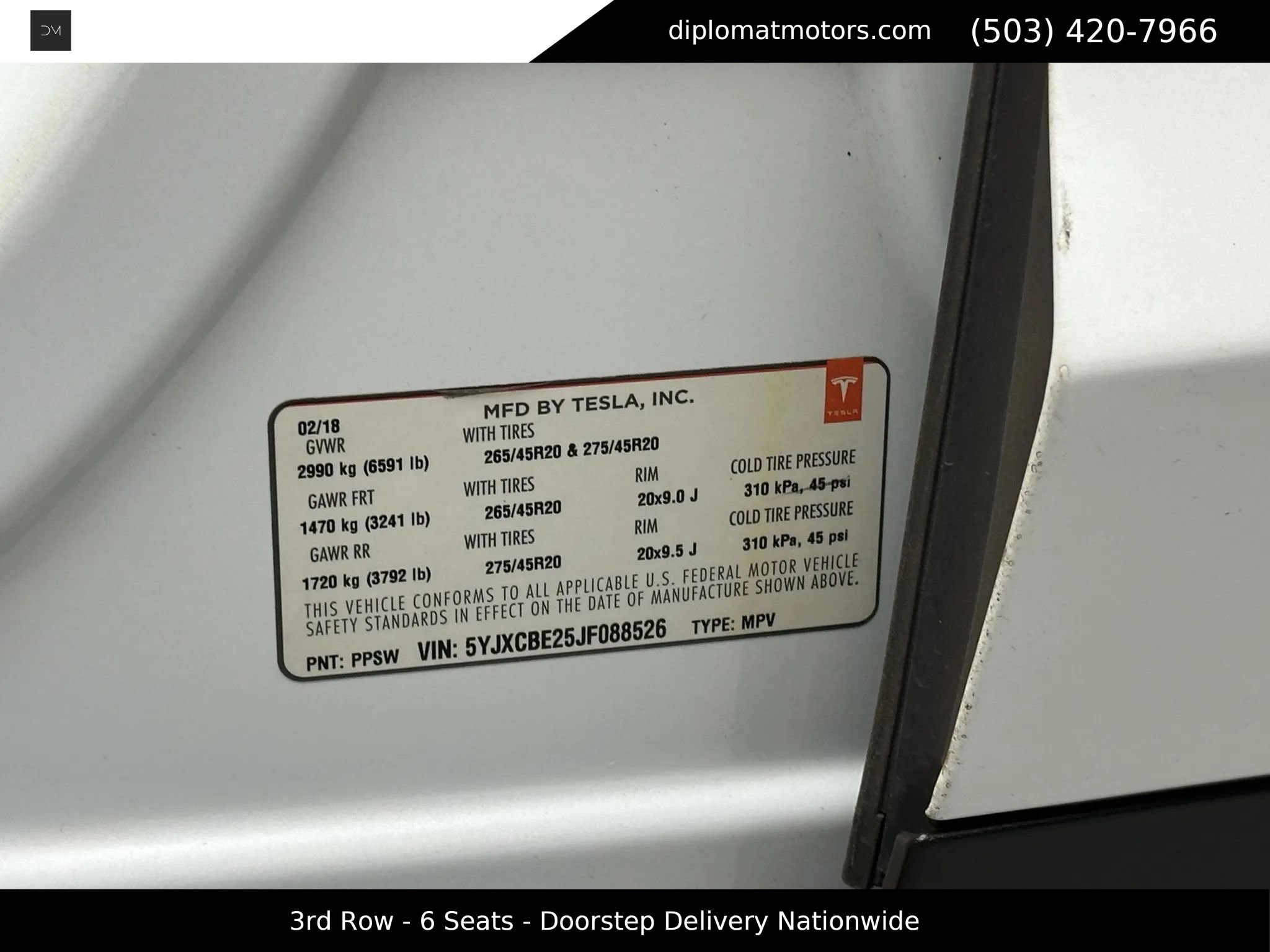 Used 2018 Tesla Model X 75D image 48