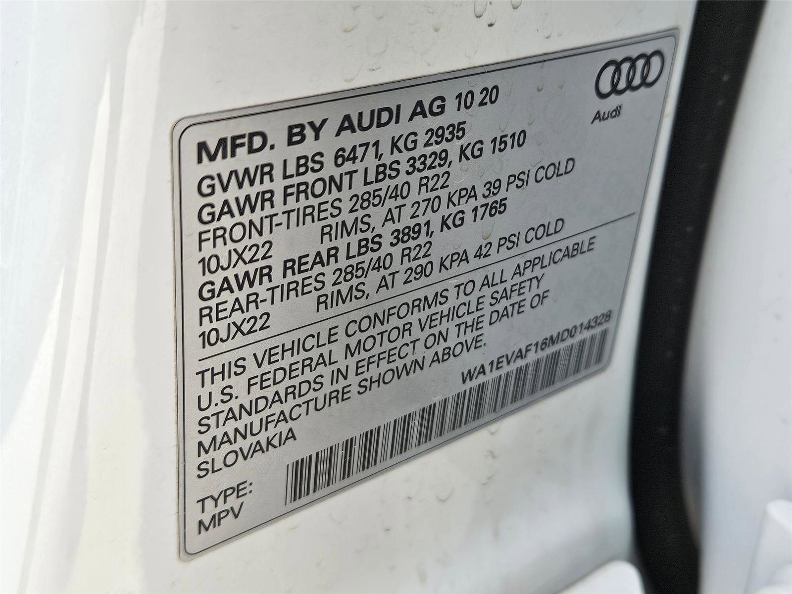 Used 2021 Audi Q8 Premium Plus w/ Premium Plus Package AWD/4WD image 11