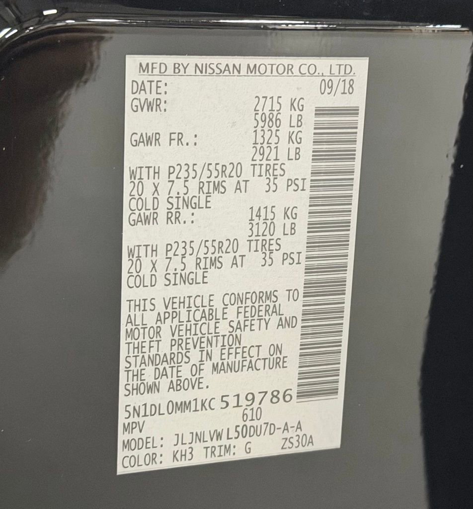 Used 2019 INFINITI QX60 Luxe w/ Sensory Package image 30