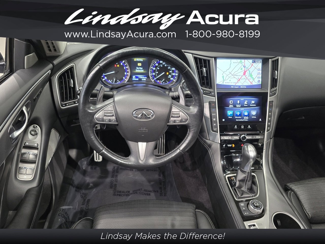 Used 2017 INFINITI Q50 Red Sport 400 image 12