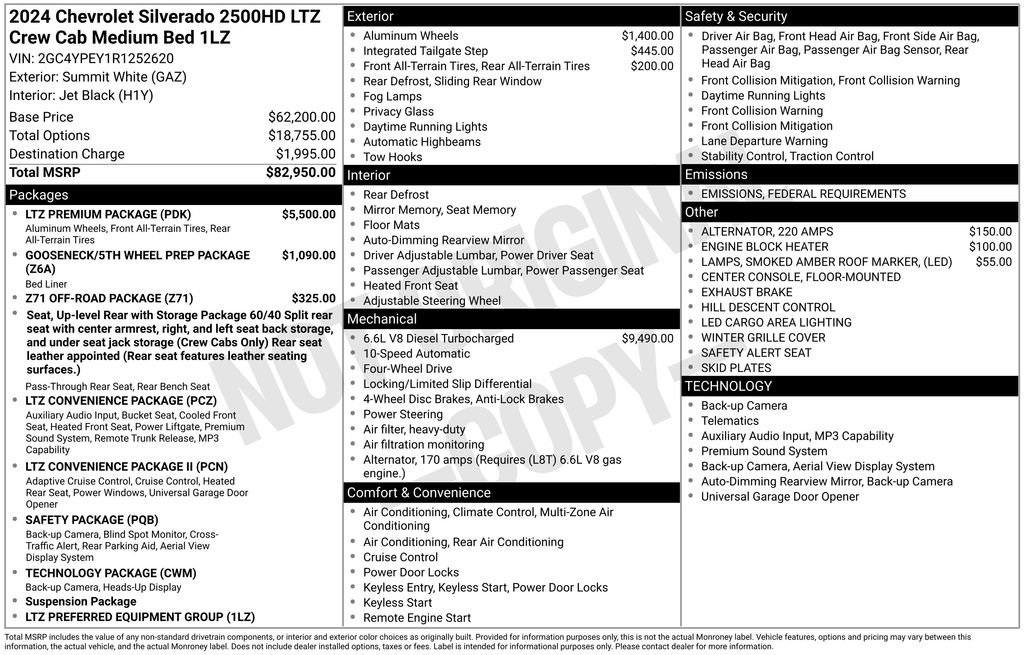 Used 2024 Chevrolet Silverado 2500 LTZ w/ LTZ Premium Package image 6