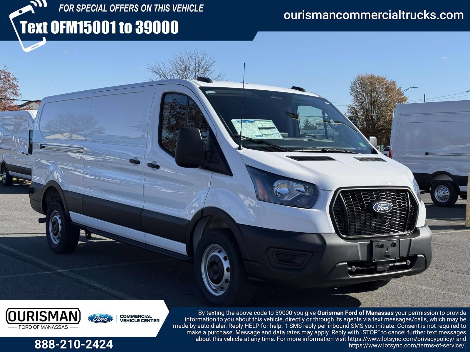 New 2026 Ford Transit 250 Low Roof w/ Load Area Protection Package RWD image 1