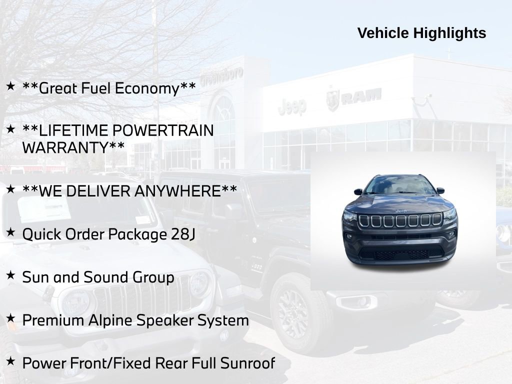 Used 2022 Jeep Compass Latitude w/ Sun and Sound Group image 5