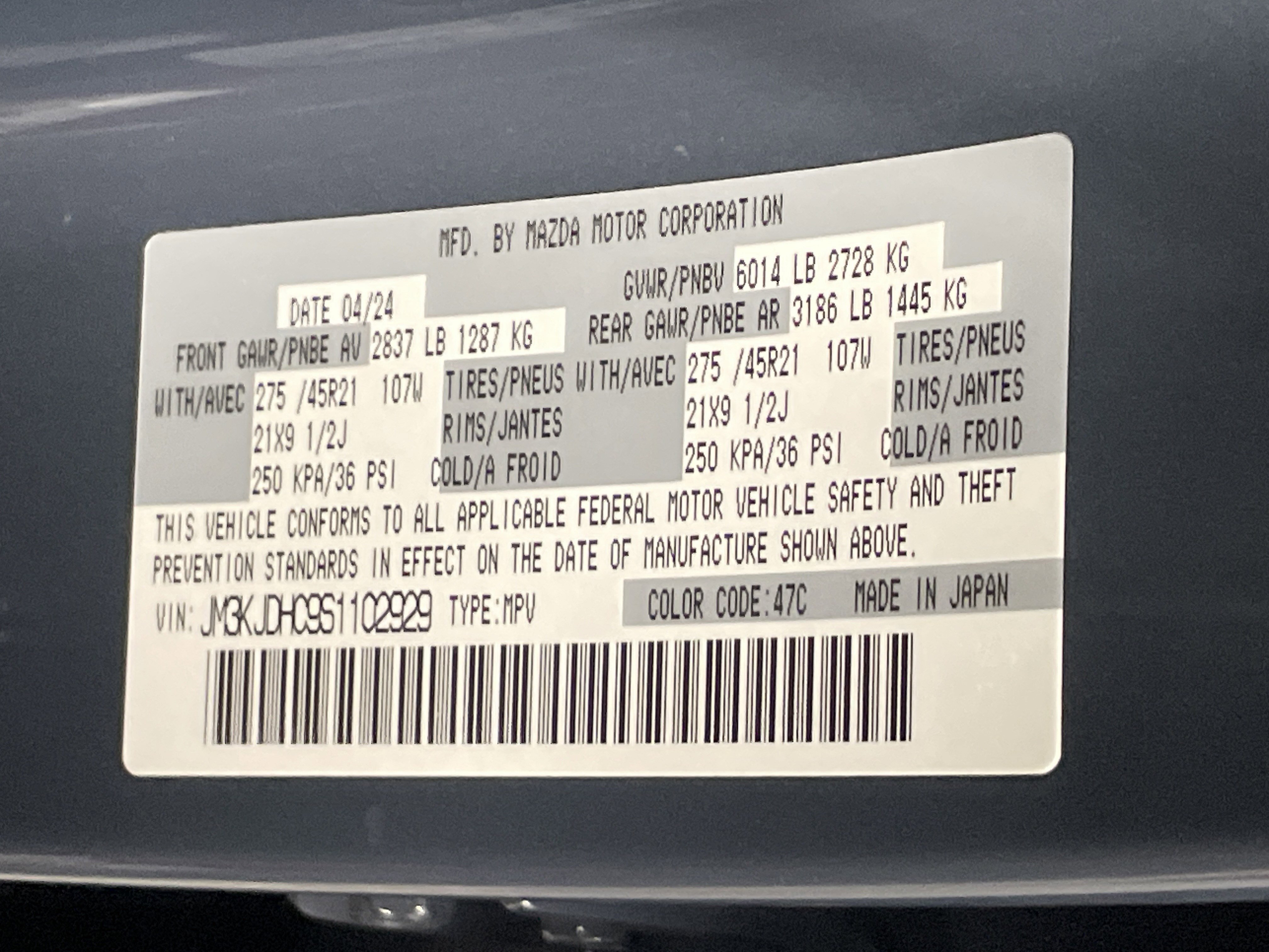 Used 2025 MAZDA CX-70 3.3 Turbo S w/ Premium Package image 35