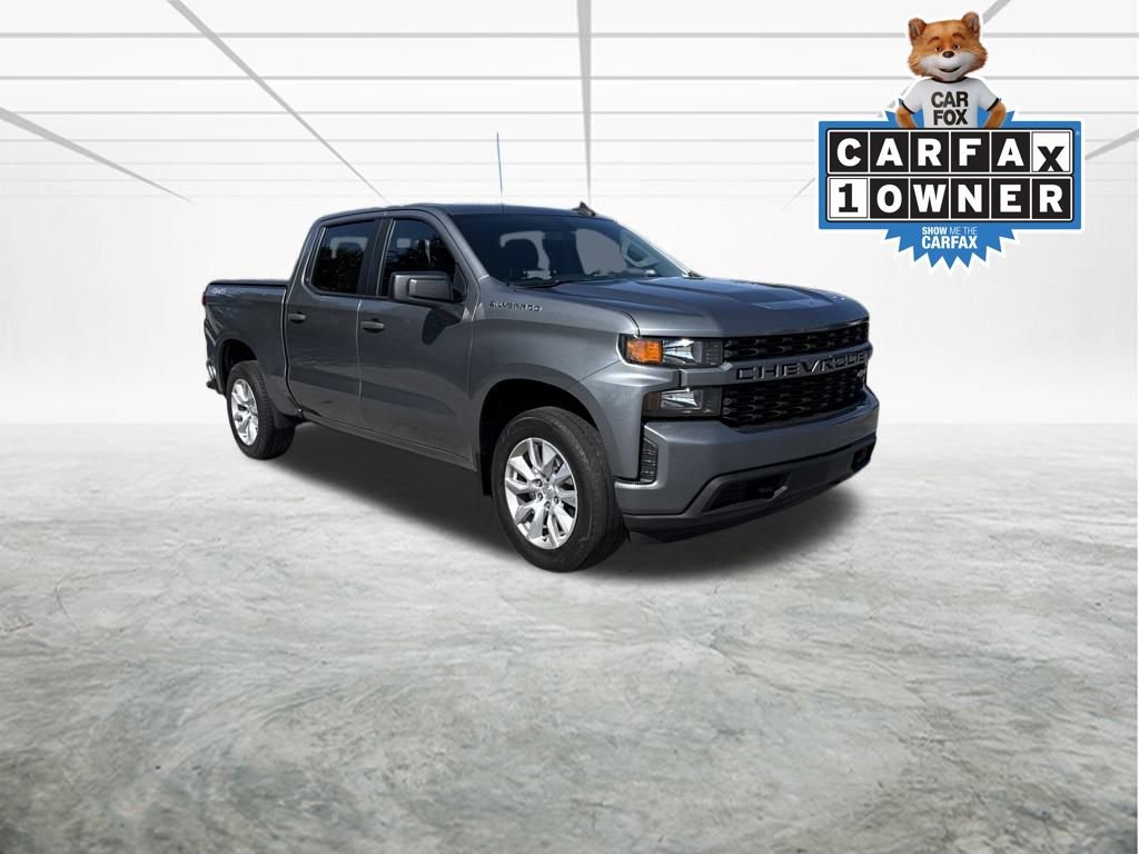 Used 2021 Chevrolet Silverado 1500 Custom w/ LPO, Dark Essentials Package