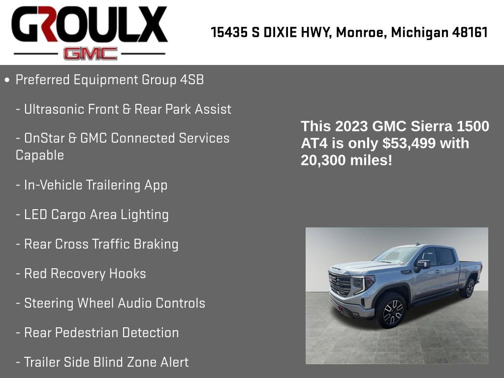 Used 2023 GMC Sierra 1500 AT4 w/ AT4 Premium Package AWD/4WD image 32