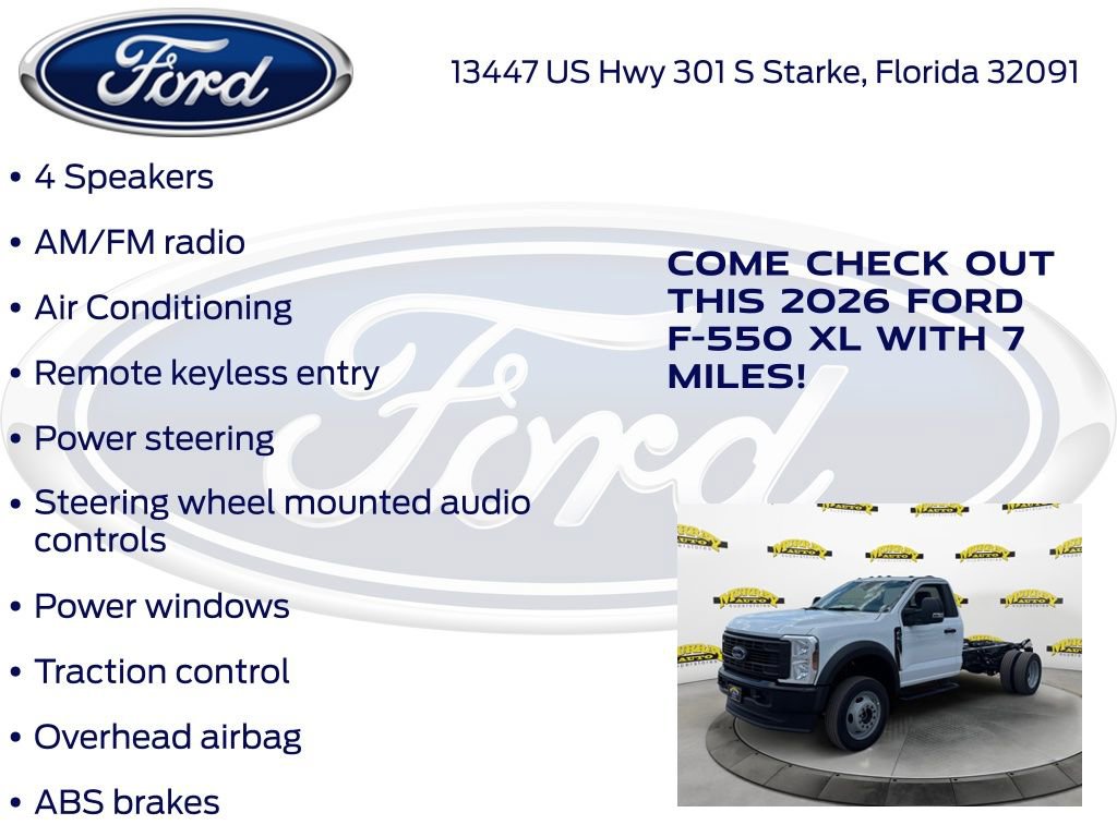 New 2026 Ford F550 4x4 Regular Cab Super Duty image 20