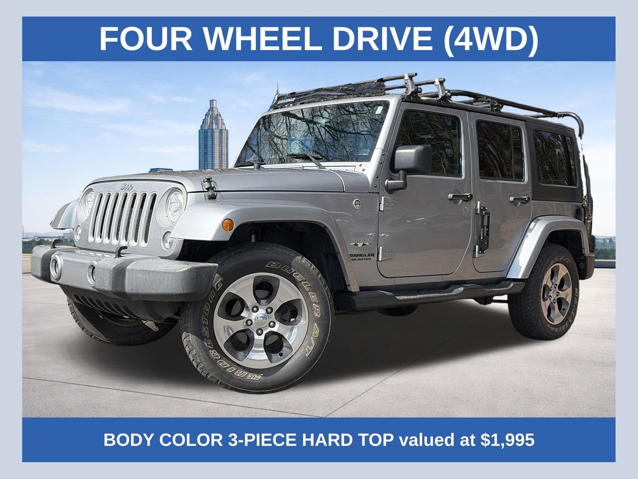 Used 2017 Jeep Wrangler Unlimited Sahara w/ Connectivity Group image 1