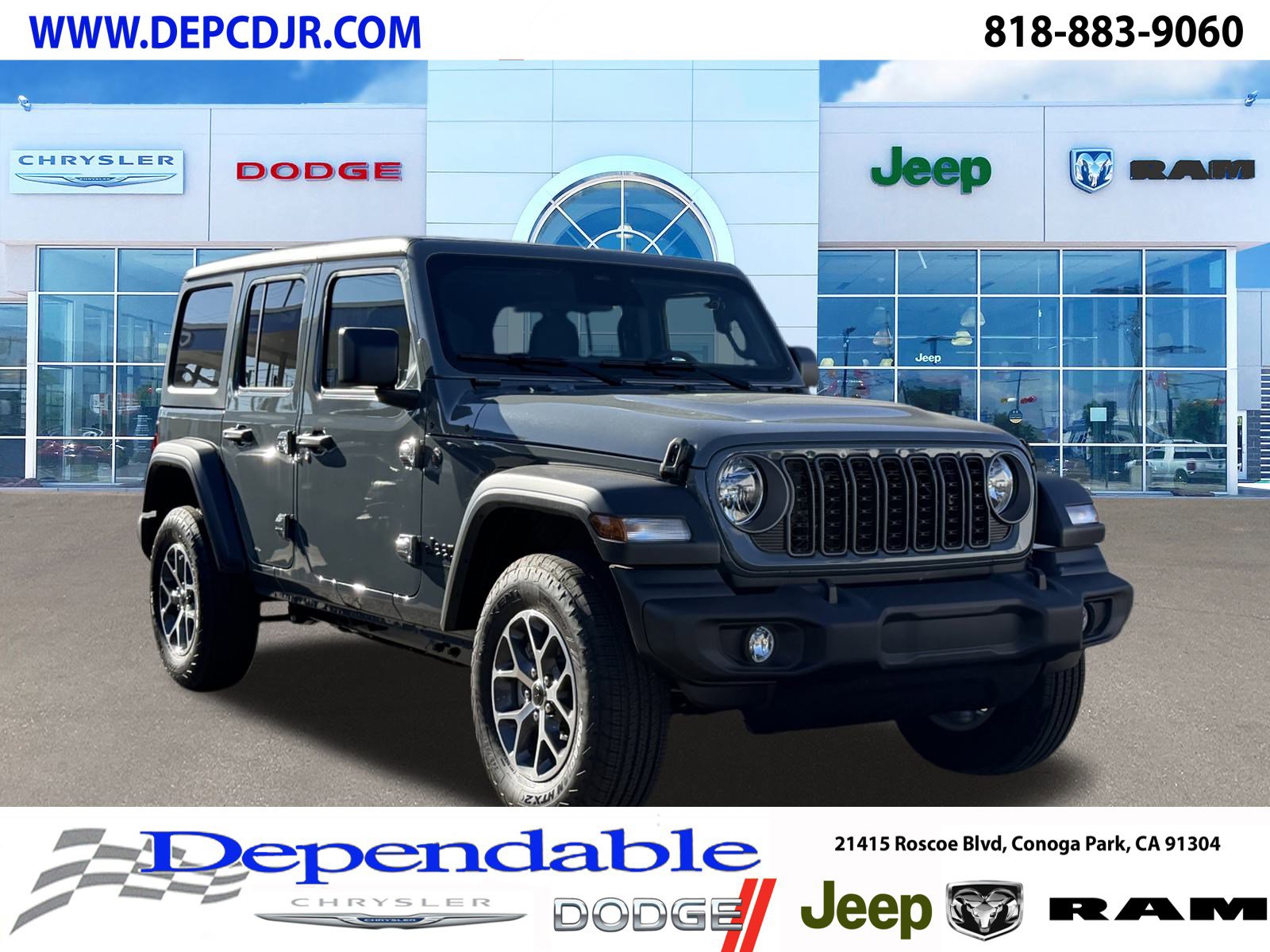 New 2026 Jeep Wrangler Sport S image 1
