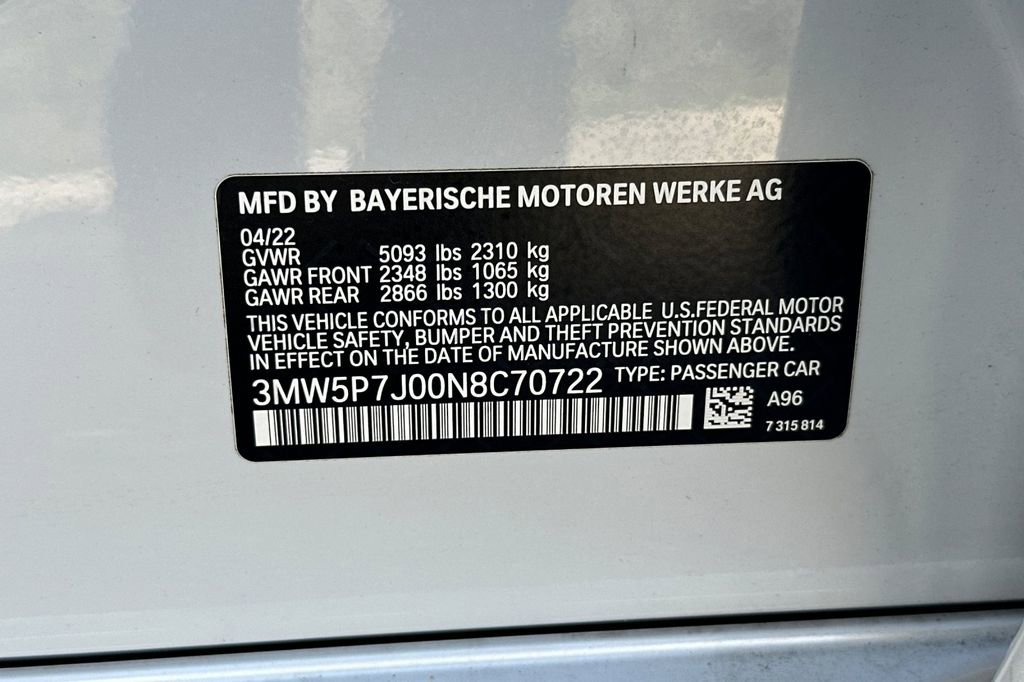 Used 2022 BMW 330e w/ Driving Assistance Package image 34