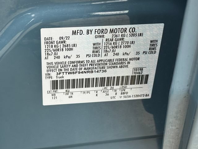 Used 2022 Ford Maverick Lariat w/ Equipment Group 500A Standard AWD/4WD image 29