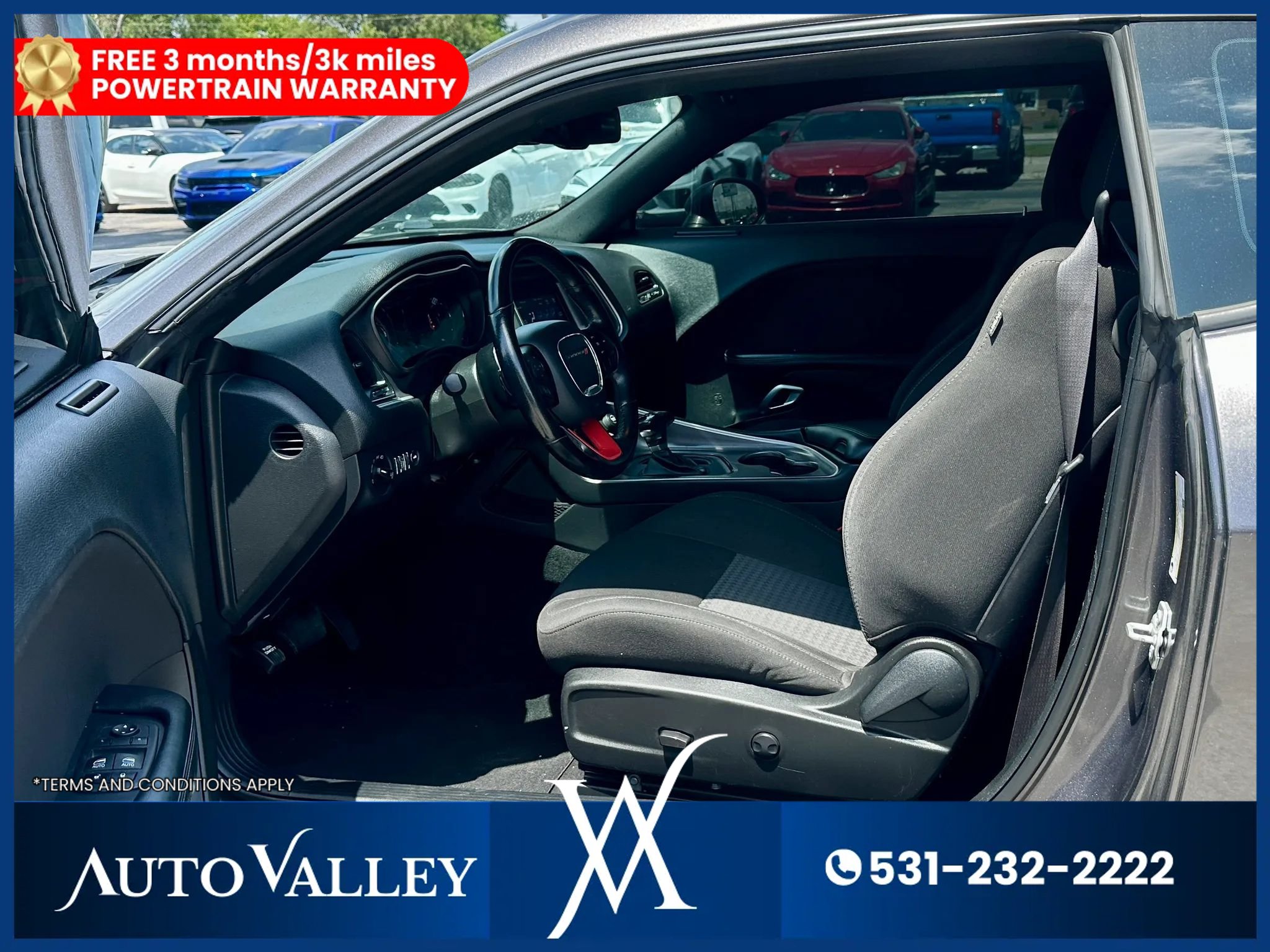 Used 2022 Dodge Challenger R/T w/ Blacktop Package RWD image 13