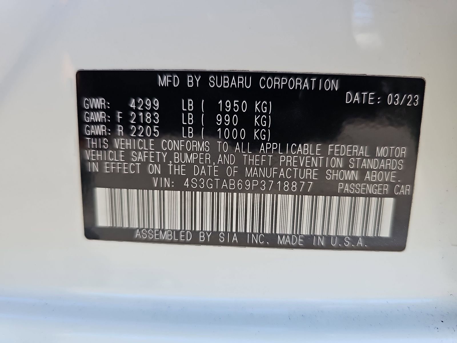 Certified 2023 Subaru Impreza 2.0i image 37