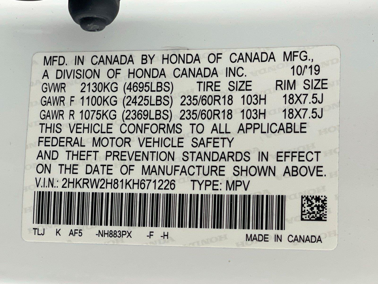 Used 2019 Honda CR-V EX-L image 34