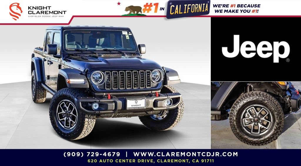 New 2026 Jeep Gladiator Rubicon w/ Steel Bumper Group AWD/4WD 360° Tour