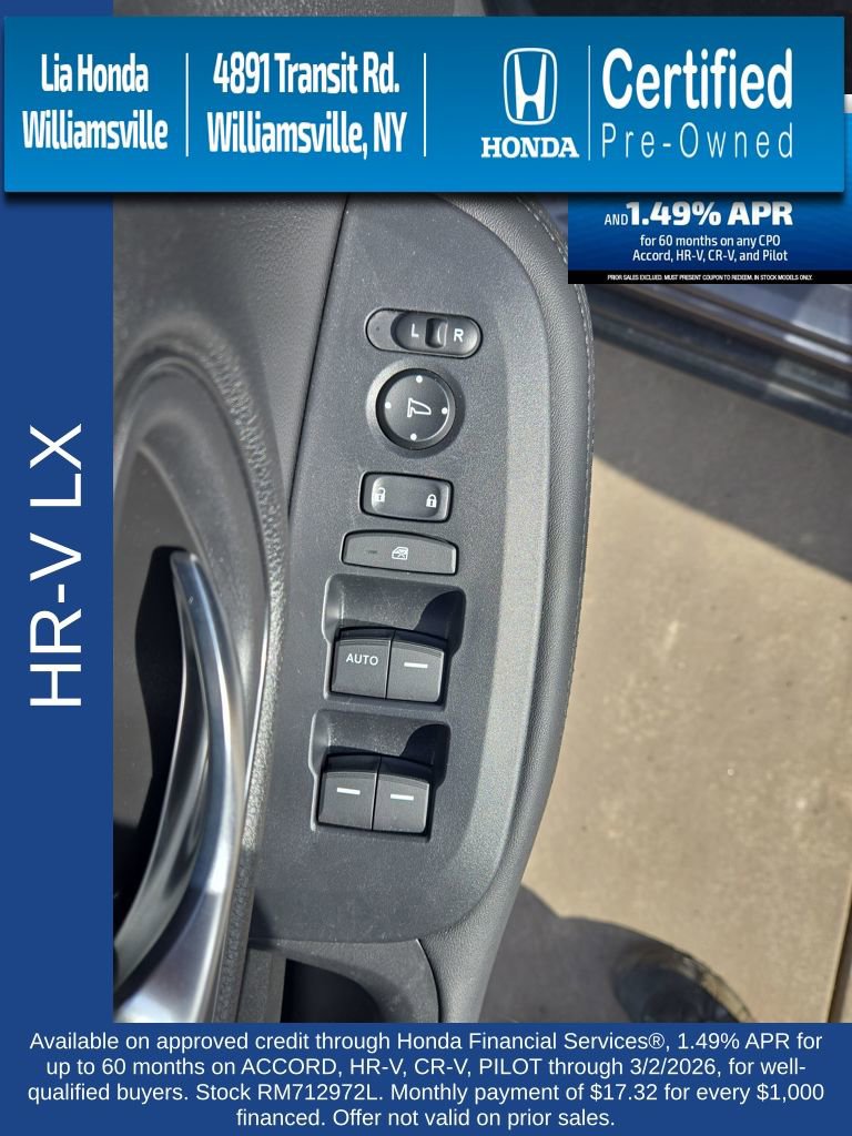 Certified 2024 Honda HR-V LX image 12