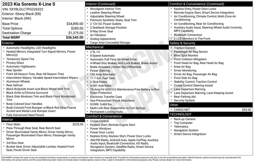 Used 2023 Kia Sorento S image 27