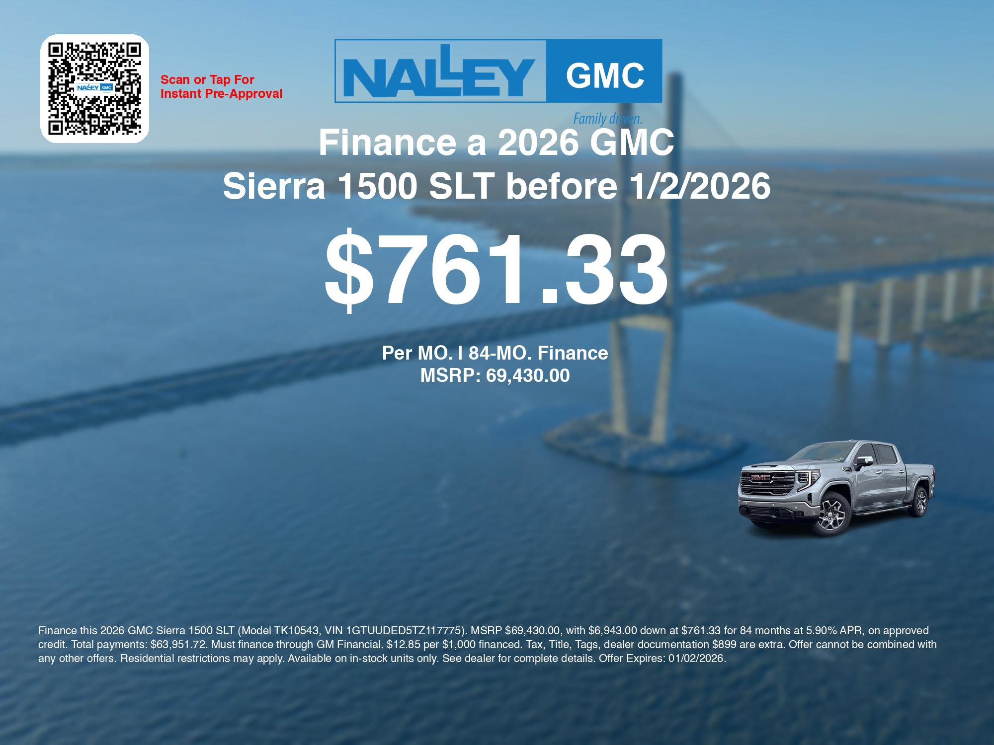 New 2026 GMC Sierra 1500 SLT w/ SLT Premium Plus Package image 7