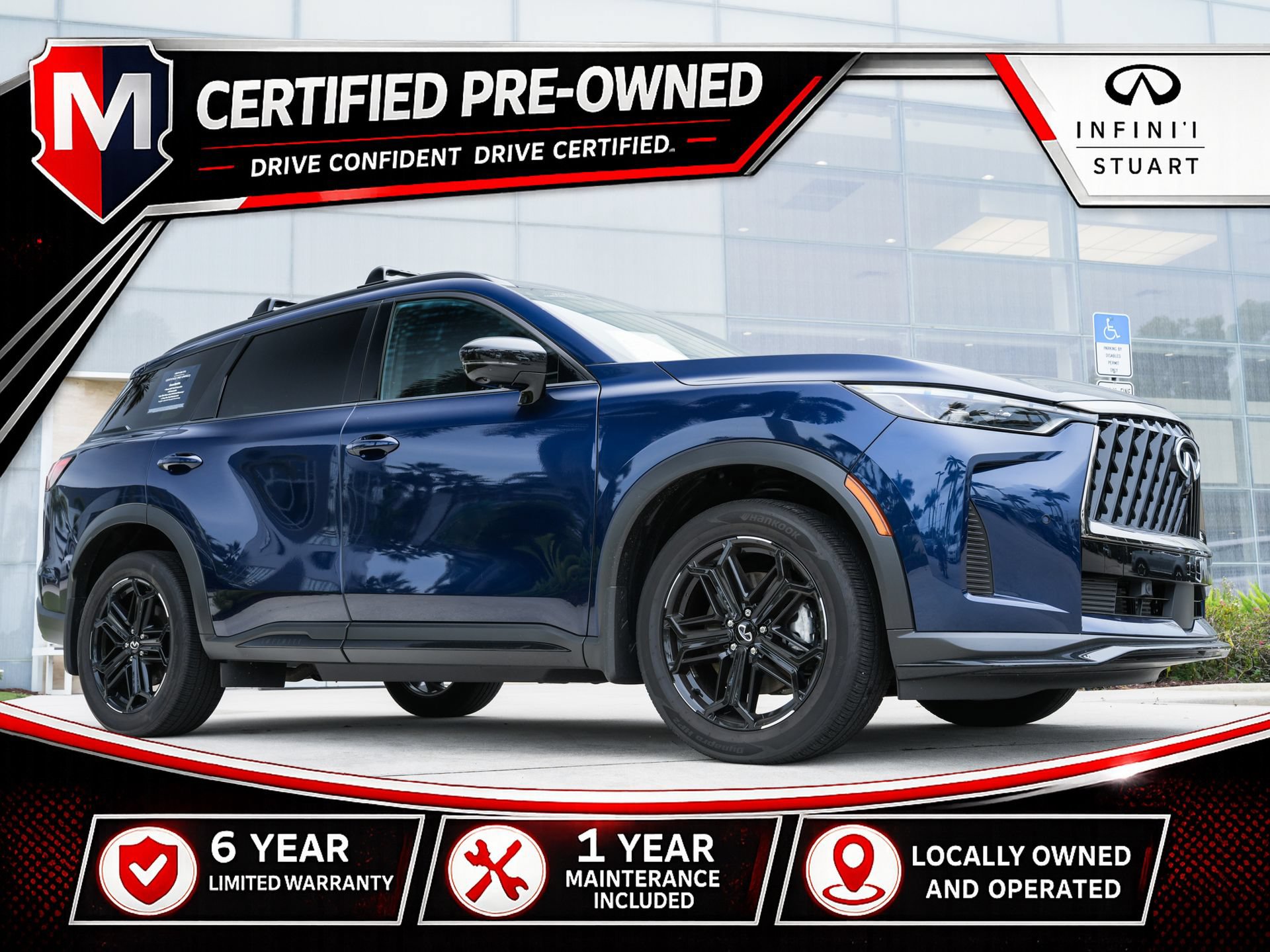 Certified 2026 INFINITI QX60 Sport w/ Dark Cargo Package