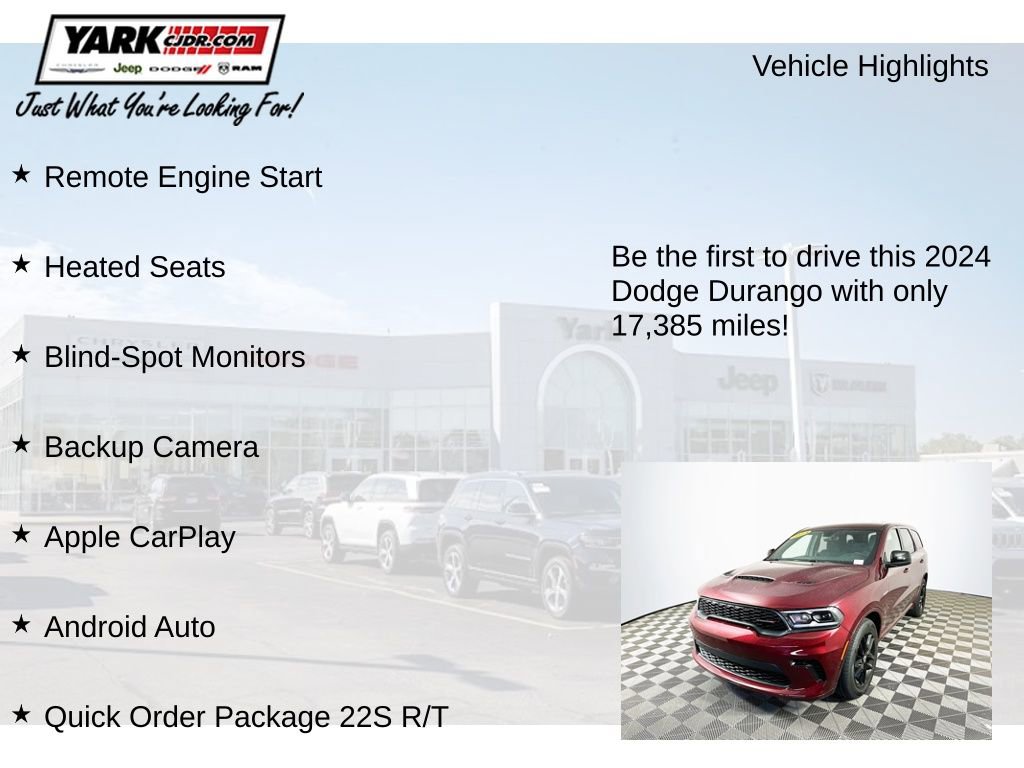 Certified 2024 Dodge Durango R/T image 12