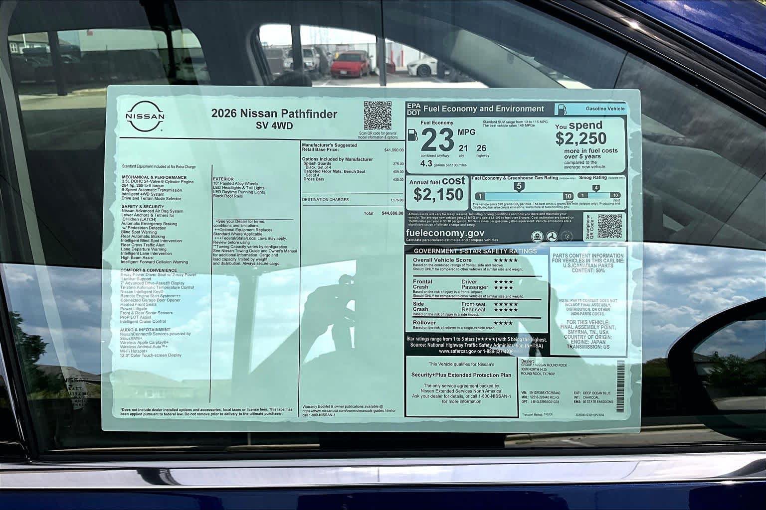New 2026 Nissan Pathfinder SV AWD/4WD image 19