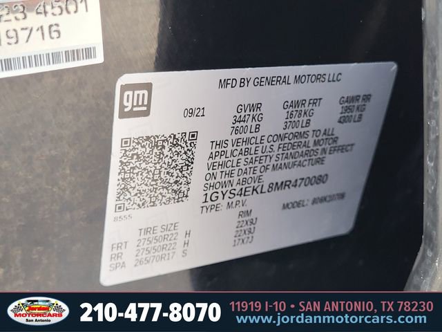 Used 2021 Cadillac Escalade Sport w/ LPO, ONYX Package AWD/4WD image 37