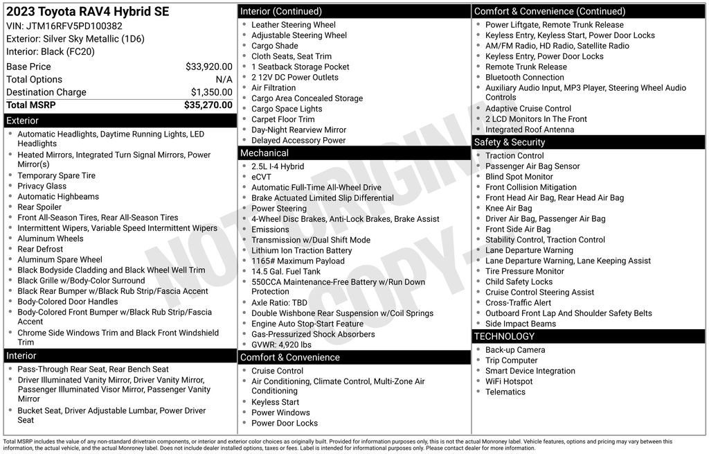 Used 2023 Toyota RAV4 SE image 34