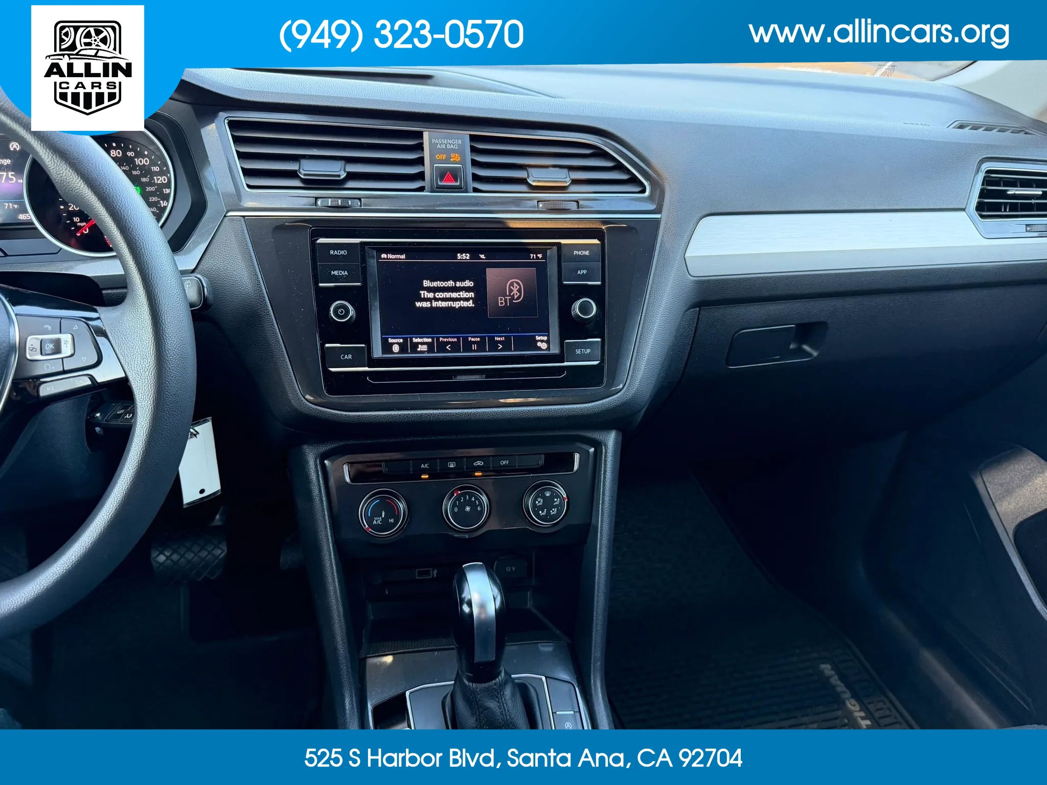 Used 2018 Volkswagen Tiguan S AWD/4WD image 9