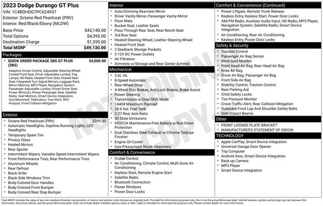 Used 2023 Dodge Durango GT image 5