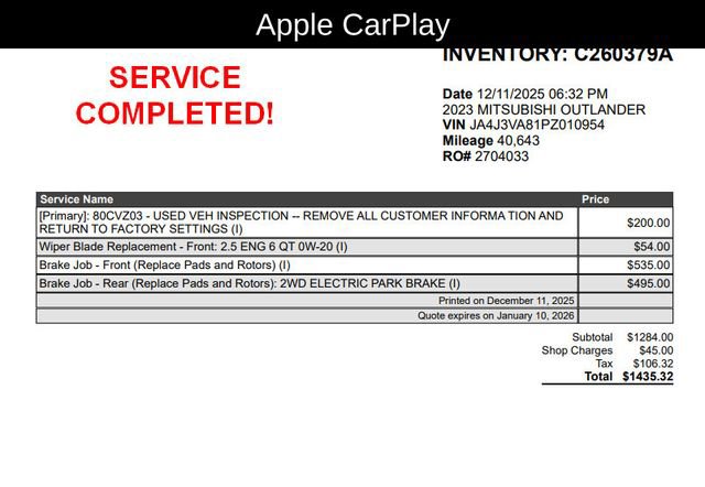 Used 2023 Mitsubishi Outlander SEL image 12