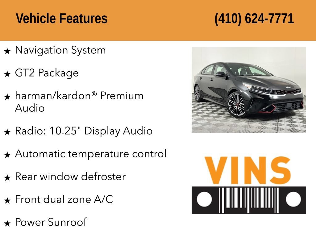 Used 2024 Kia Forte GT w/ GT2 Package FWD image 5