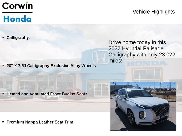 Used 2022 Hyundai Palisade Calligraphy w/ Cargo Package image 7