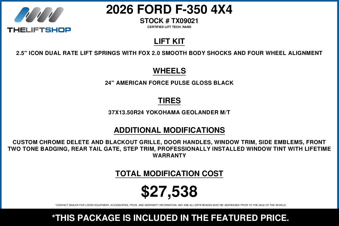 Used 2026 Ford F350 XLT w/ 360-Degree Camera Package AWD/4WD video 2