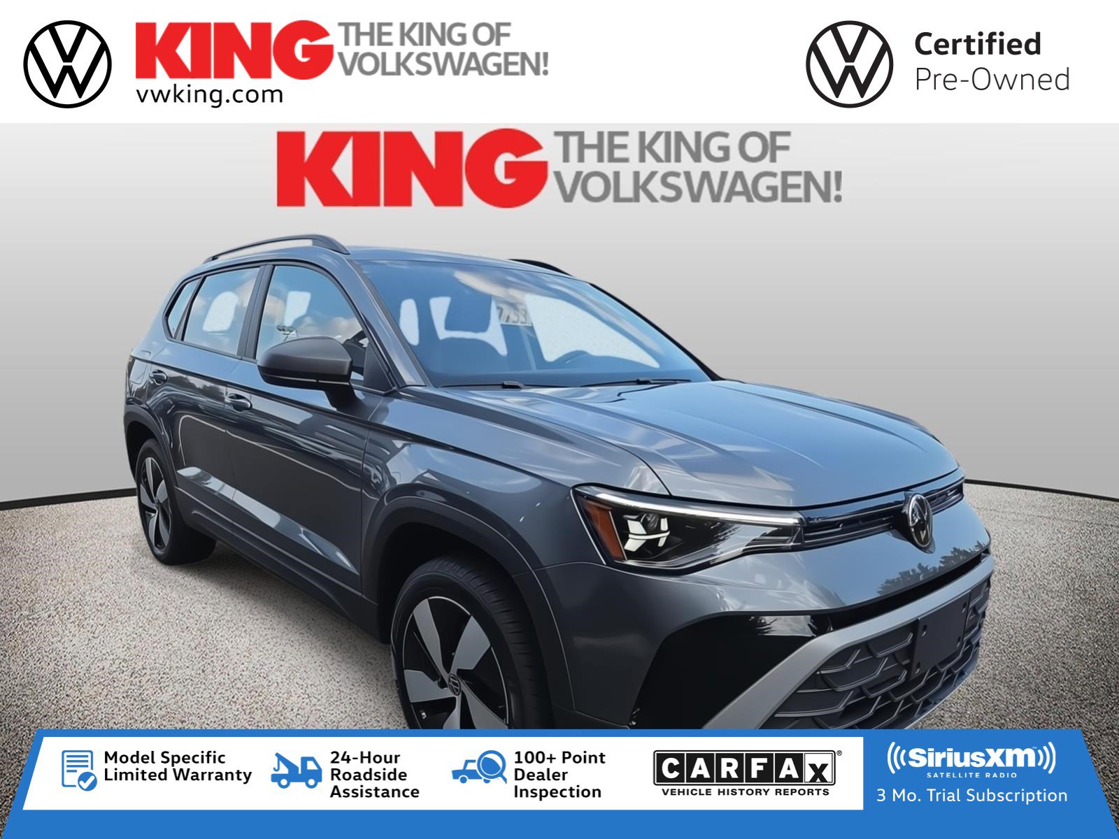 Certified 2025 Volkswagen Taos S