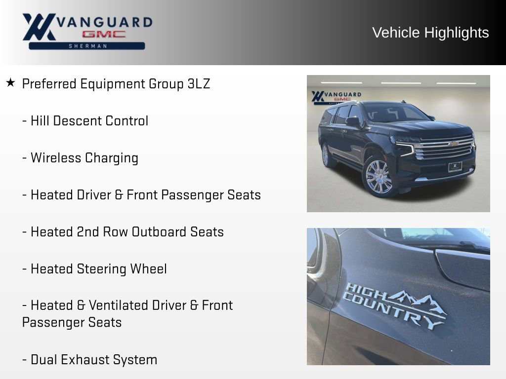 Used 2023 Chevrolet Suburban High Country w/ LPO, Illumination Package image 16